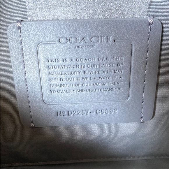 NWT Coach Track Belt Bag and Coach Crossover Sandals Size 9. - Picture 8 of 10